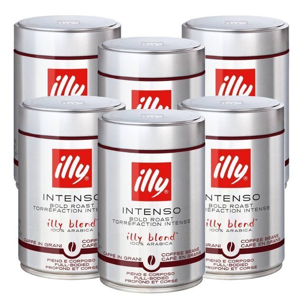 Illy 6x Espresso black 250g - Kawa ziarnista