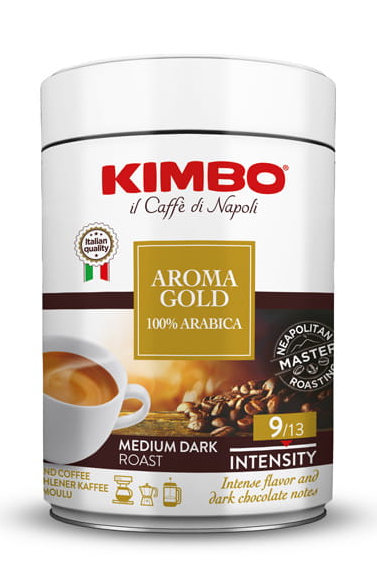 Kimbo Aroma Gold - kawa mielona puszka - 250g