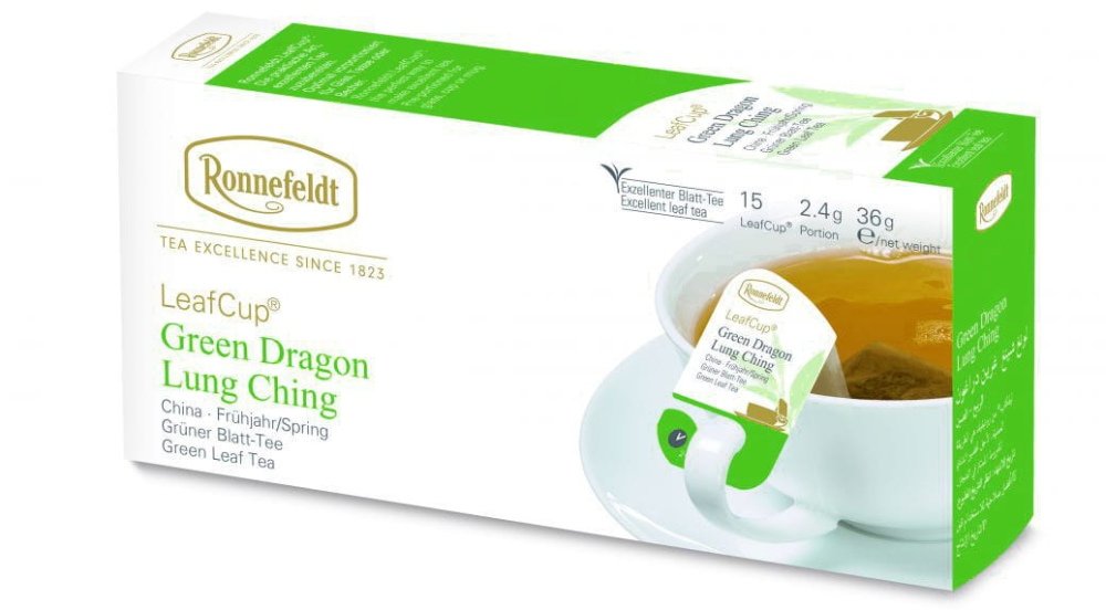 Ronnefeldt Zielona herbata Leaf Cup Green Dragon 15x2,4g 13540