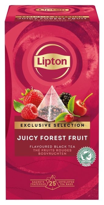 Lipton Czarna herbata Piramida Forest Fruit 25 kopert