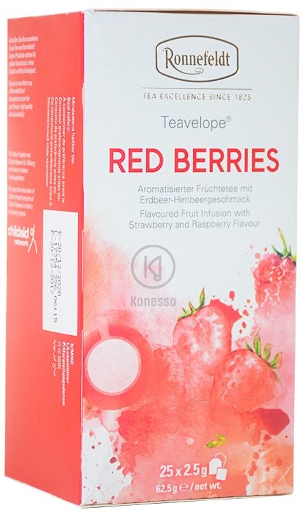 Ronnefeldt Owocowa herbata Teavelope Red Berries 25x2,5g