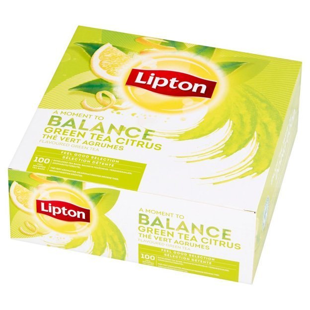 Lipton Zielona herbata Classic Green Tea Citrus 100 kopert