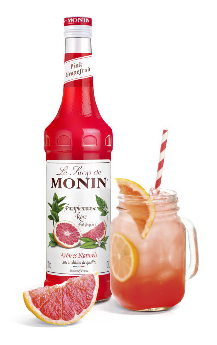 Monin Syrop PINK GRAPEFRUIT 0,7 L - różowy grejpfrut