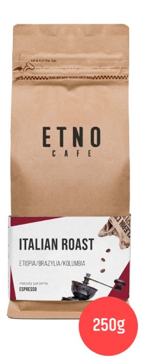 Etno Cafe Kawa ziarnista Italian Roast 250g