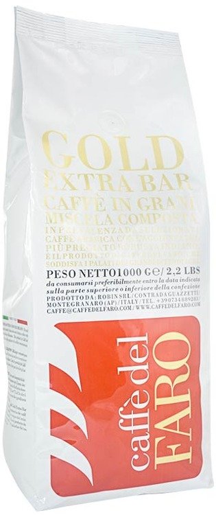 CAFFE DEL FARO Kawa ziarnista Caffe del Faro Gold Extra Bar 1kg 1968-uniw