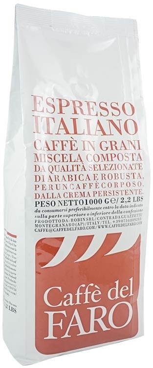 CAFFE DEL FARO Kawa ziarnista Caffe del Faro Espresso Italiano 1kg 1969-uniw