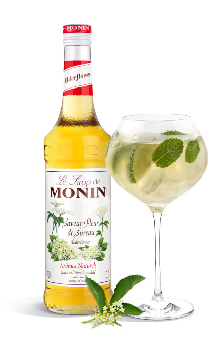 Monin Syrop elder flower 0,7 L syrop z kwiatów czarnego bzu 2901-uniw