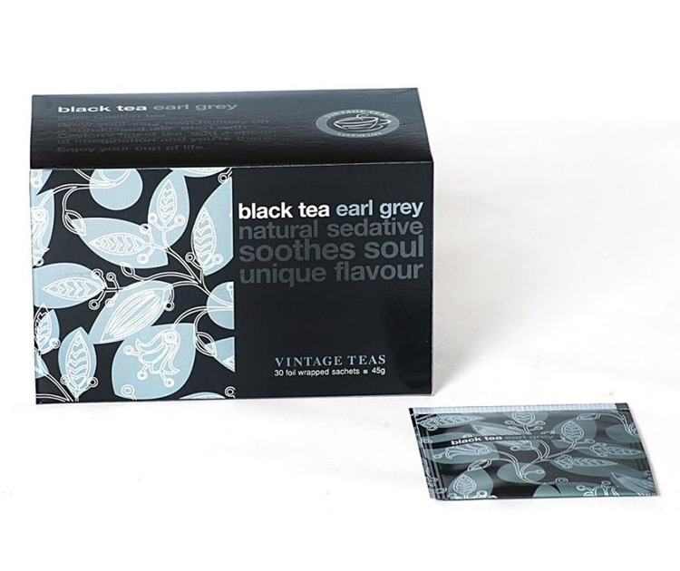 VINTAGE TEAS Czarna herbata Vintage Teas Earl Grey 30x1,5g 3059-uniw