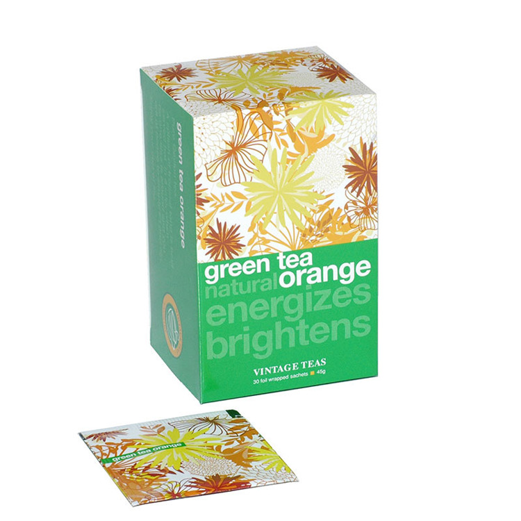 VINTAGE TEAS Zielona herbata Vintage Teas z aromatem pomarańczy 30x1,5g 3064-uniw