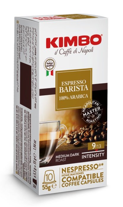 KIMBO Kapsułki do Nespresso zamienniki Kimbo 9 Armonia opakowanie 10 kapsułek 3248-uniw