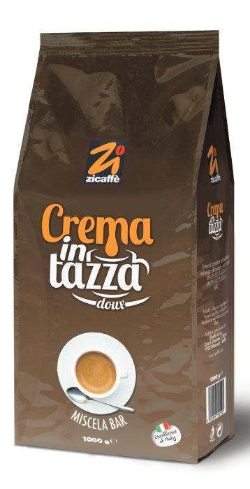 Zicaffe Kawa ziarnista Crema in Tazza Doux 1kg 3329-uniw