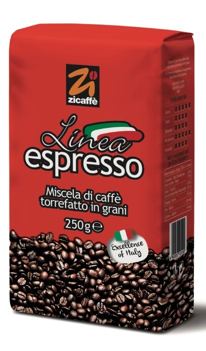 Zicaffe Kawa ziarnista Linea Espresso 250g 3333-uniw