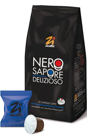 ZICAFFE Kapsułki Zicaffe Nerosapore Delizioso do Nespresso 10 szt 3672-uniw