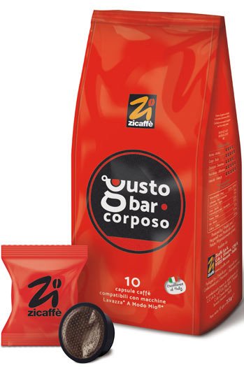 ZICAFFE Kapsułki Zicaffe Gustobar Corposo do A Modo Mio 10 szt 3677-uniw