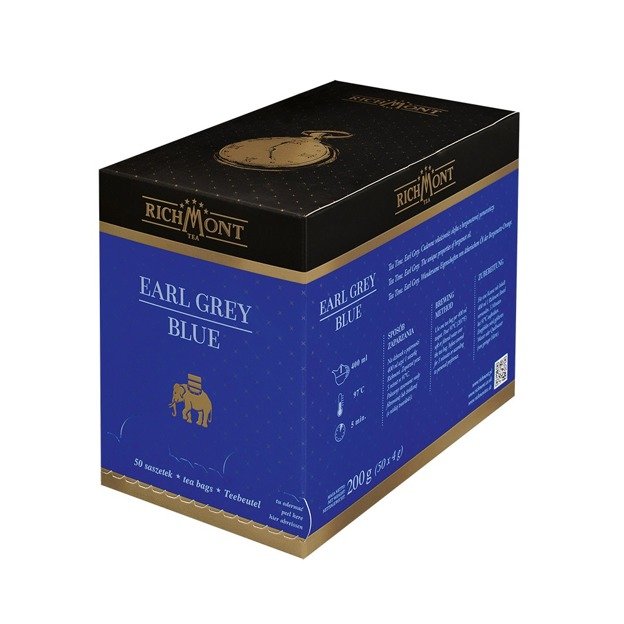 RICHMONT Czarna herbata Richmont Earl Grey Blue 50x4g 3877-uniw