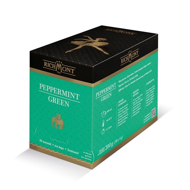 RICHMONT Zielona herbata Richmont Peppermint Green 50x4g 3881-uniw