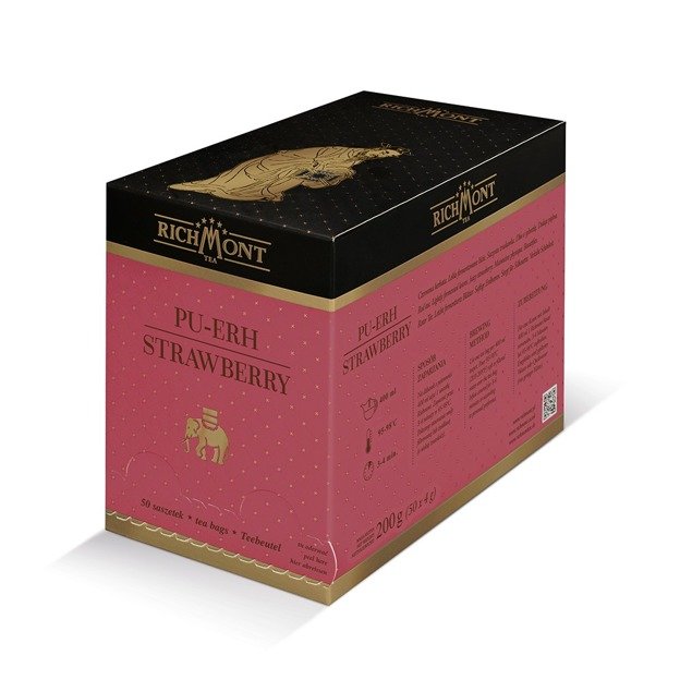 RICHMONT Czerwona herbata Richmont Pu-Erh Strawberry 50x4g 3896-uniw