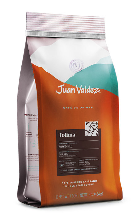 JUAN VALDEZ CAFE Kawa ziarnista Juan Valdez Single Origin Tolima 500g 4092-uniw