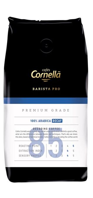 CORNELLA Kawa ziarnista Cornella Barista PRO Premium Grade Decaf 85 500g 4177-uniw