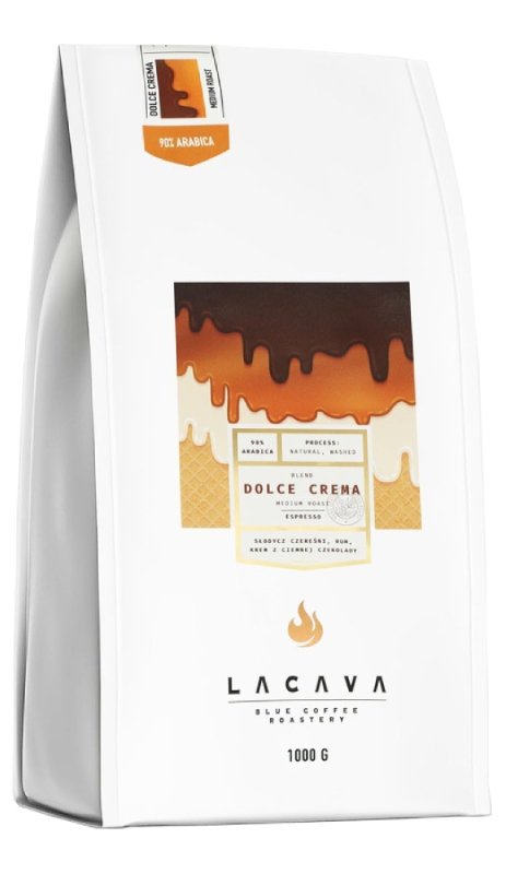 LACAVA SPECIALTY COFFEE ROASTERY Kawa ziarnista LaCava Dolce Crema 1kg 4452-uniw