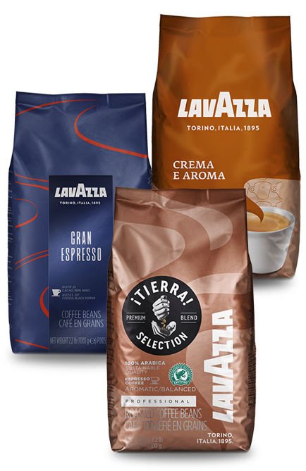 Lavazza Zestaw 3 wyjątkowych kaw Tierra Crema e Aroma Blue Grand Espresso 4480-uniw