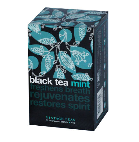 Vintage Teas Czarna herbata Black Tea Mint 30x1,5g 4534-uniw