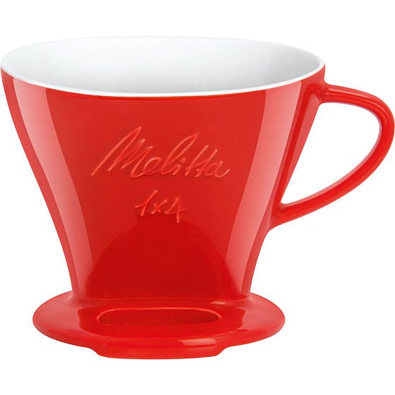 MELITTA Porcelanowy Drip Melitta 1X4 czerwony 6763135