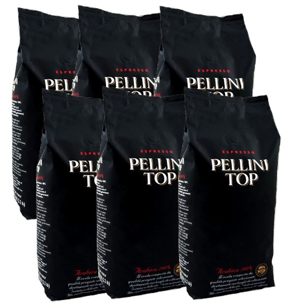 Pellini Oryginalna Włoska kawa Top zestaw 6x1kg w dobrej cenie! 80016850927020