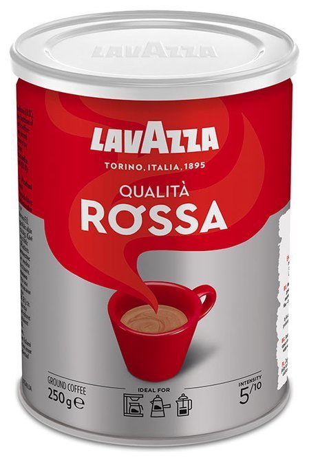 Lavazza Kawa mielona Qualita Rossa 250g puszka 8000070035935