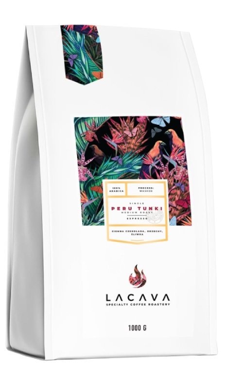 LACAVA SPECIALTY COFFEE ROASTERY Kawa ziarnista LaCava Peru Tunki 1kg 5060257141944
