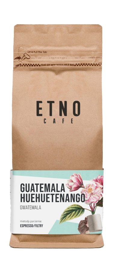 Etno Cafe Kawa ziarnista Guatemala Huehuetenango 250g 5902768699548