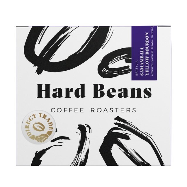 HARD BEANS COFFEE ROASTERS Kawa ziarnista Hard Beans Coffee Roasters Brazylia Samambaia Yellow Bourbon Espresso 250g 5060257141944