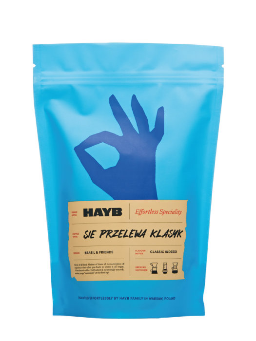 HAYB SPECIALITY COFFEE Kawa ziarnista HAYB Się Przelewa Filter Blend 1kg 5517-uniw