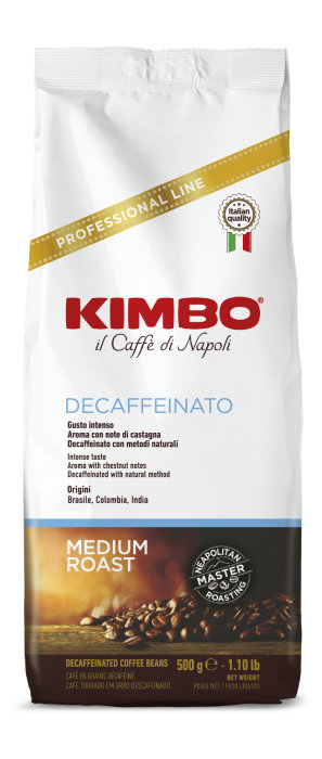 Kimbo Kawa ziarnista Espresso Decaffeinato 500g bezkofeinowa 5614-uniw