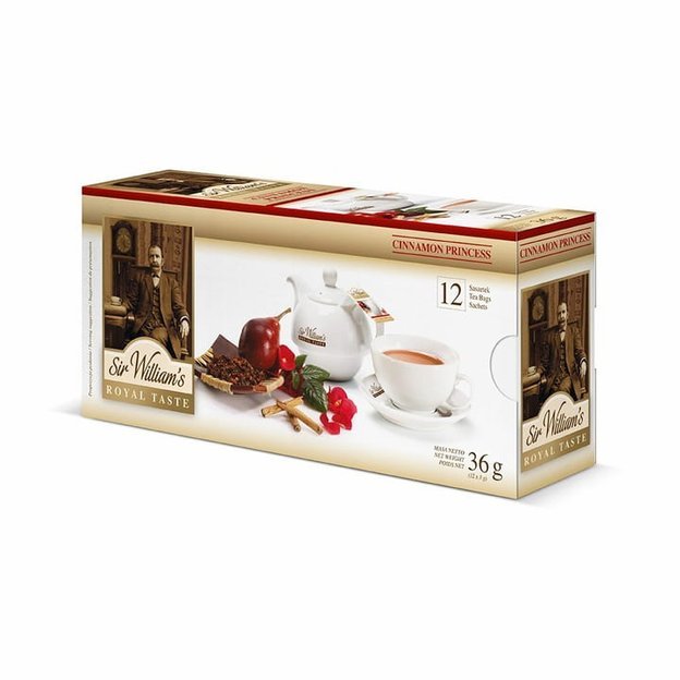 Sir Williams Ziołowa herbata Royal Taste Cinnamon Princess 12x3g 5903240323333