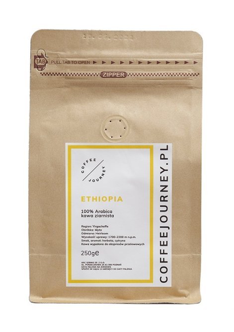 COFFEE JOURNEY Kawa ziarnista Coffee Journey Ethiopia 250g 5683-uniw