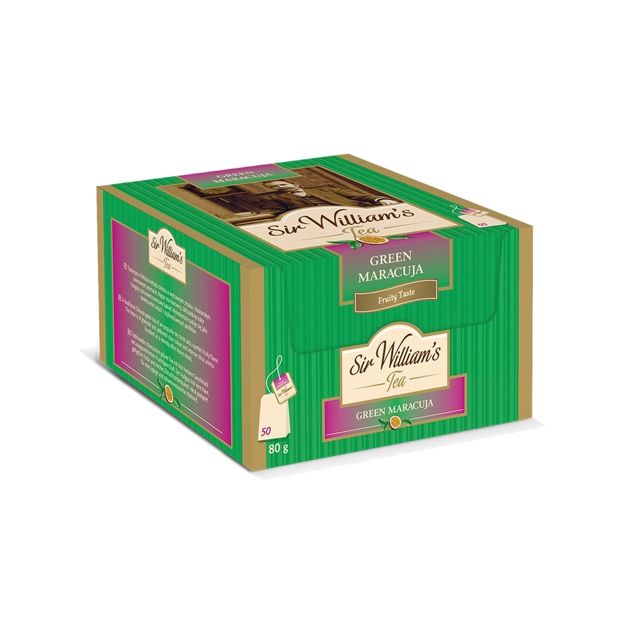 Sir Williams Zielona herbata Tea Green Maracuja 50x1,6g