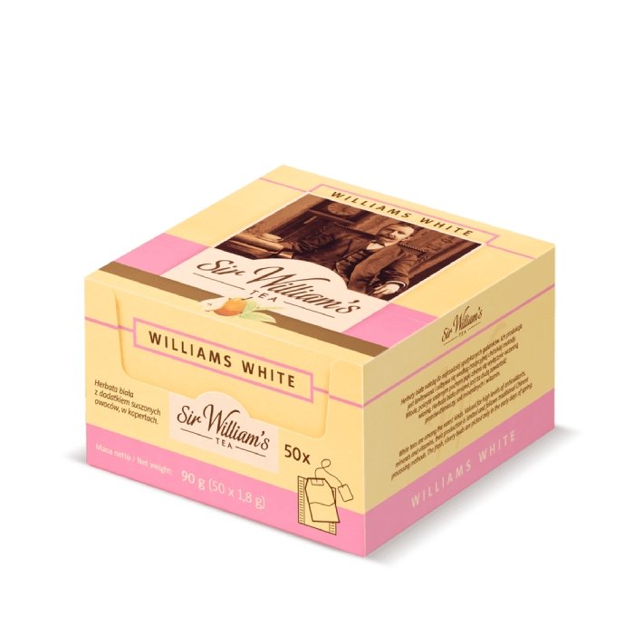 top Sir Williams Biała herbata Tea Williams White 50x1,8g 5750-uniw