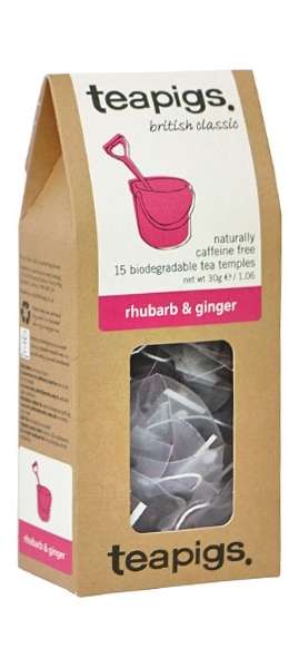 Teapigs Ziołowa herbata Rhubarb & Ginger 15x2g 6468-uniw