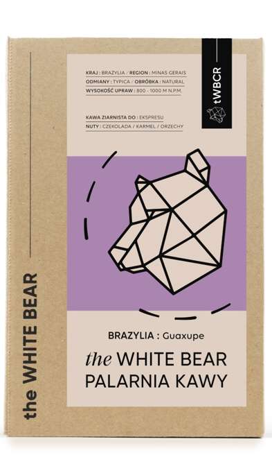 THE WHITE BEAR Kawa ziarnista The White Bear Brazylia Guaxupe A 1kg 6532-uniw