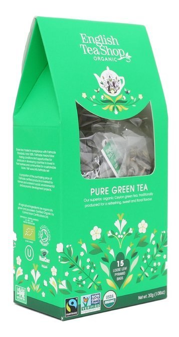 ENGLISH TEA SHOP Zielona herbata English Tea Shop Pure Green Tea 15x2g 6550-uniw