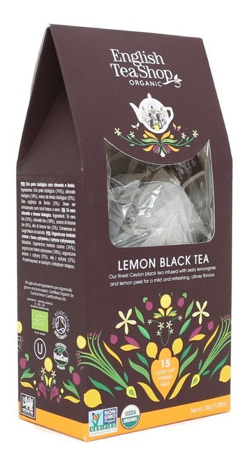 ENGLISH TEA SHOP Czarna herbata English Tea Shop Lemon Black Tea 15x2g 6549-uniw
