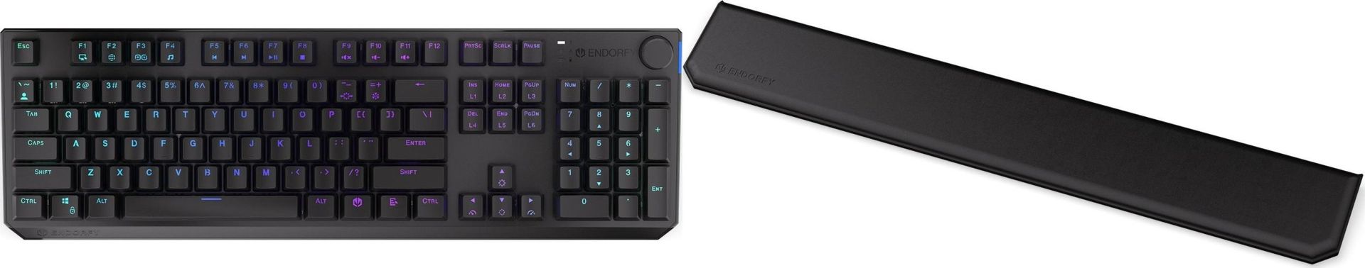 Endorfy Klawiatura Endorfy Thock Wireless Brown Kailh Brown Box EY5A078 + Podkładka pod nadgarstki Thock Palm Rest M-9140550