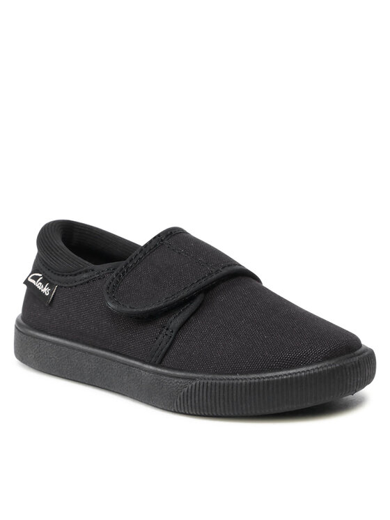 Clarks Kapcie Hopper Run 261143307 Czarny