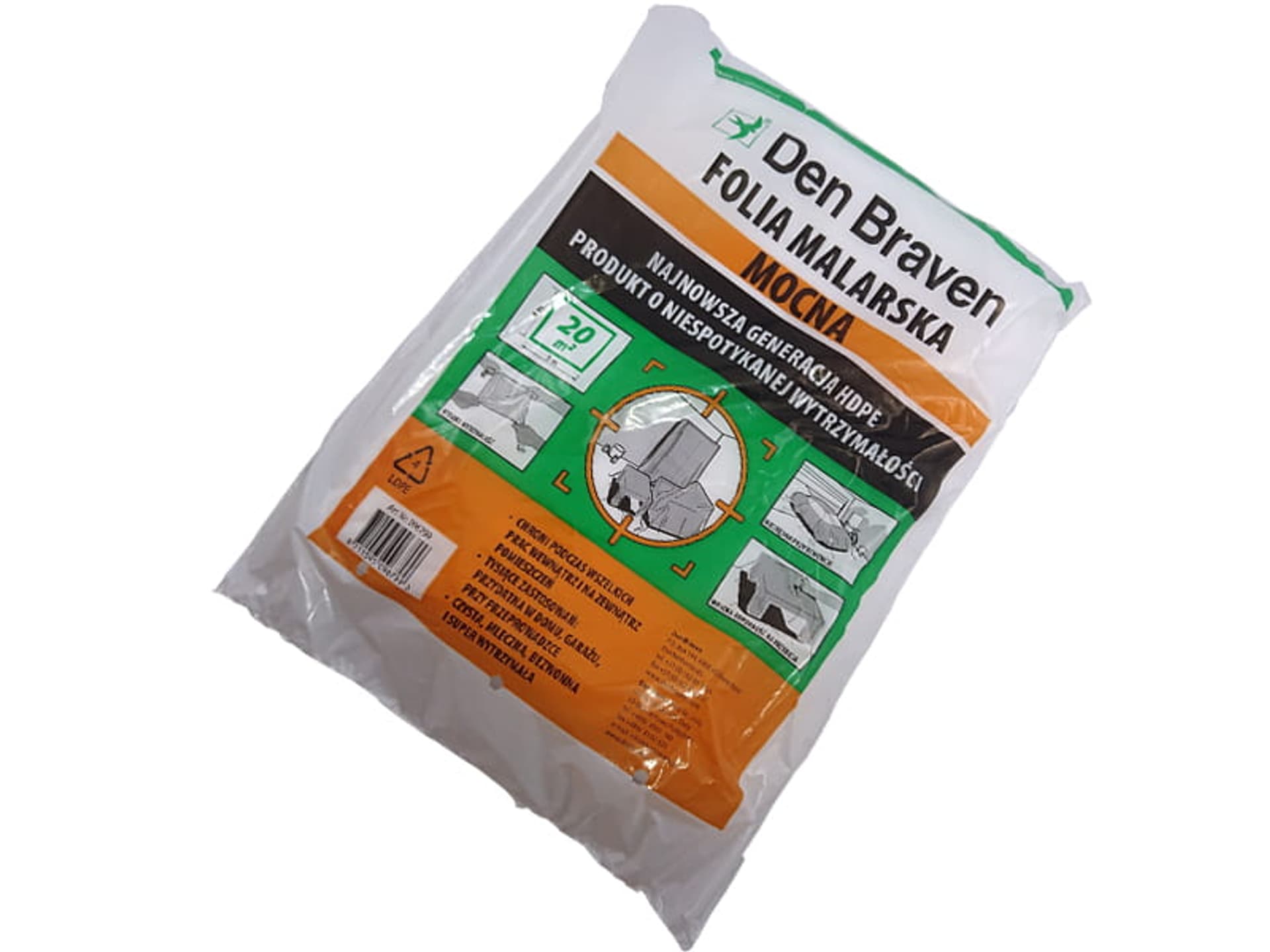 Den Braven Folia malarska mocna 4mx5m 096799