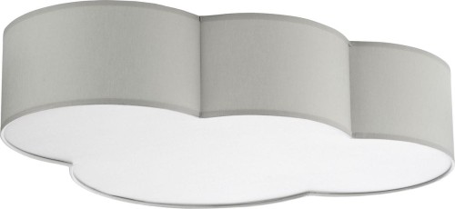 TK Lighting Plafon Cloud Gray 4 x żarówka gratis 3145