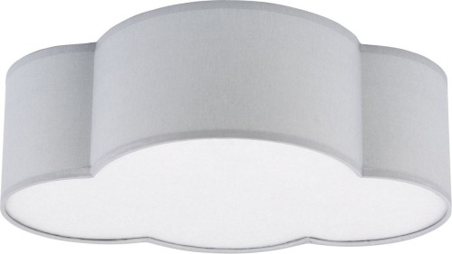 TK Lighting Plafon Cloud Mini Gray 2 x żarówka gratis 3144