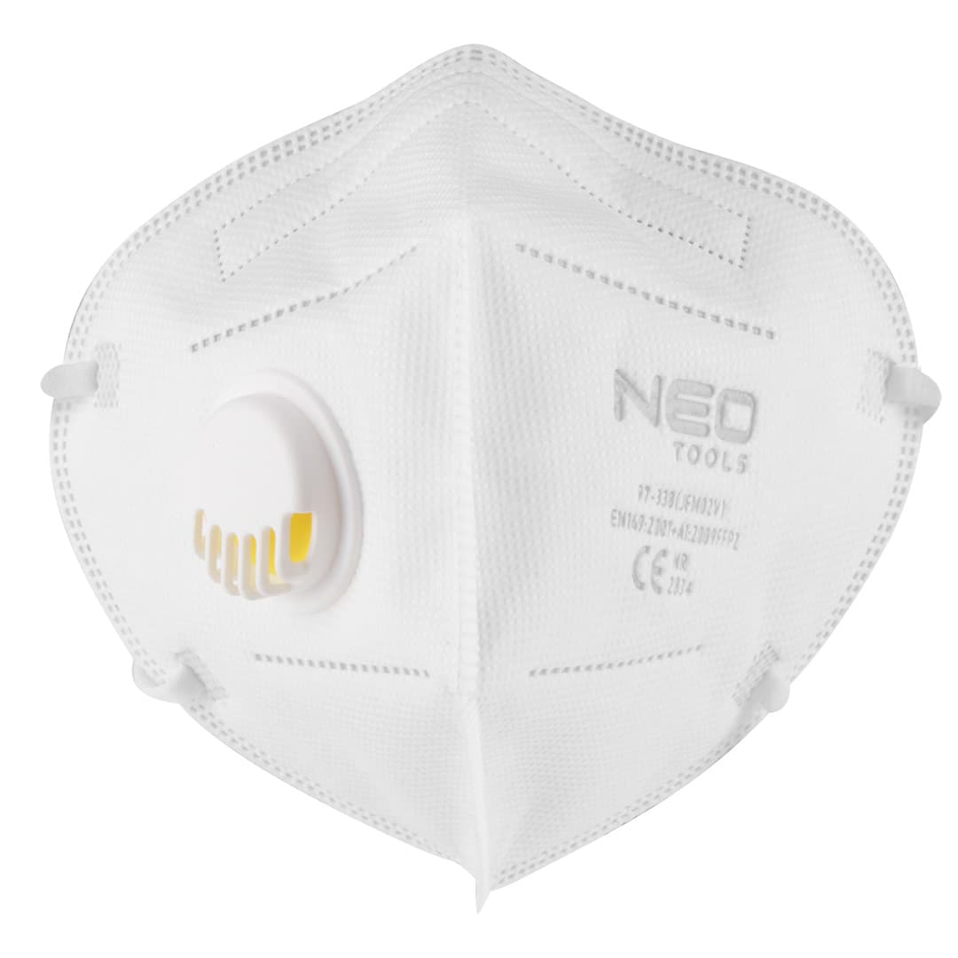 NEO TOOLS Półmaska składana FFP2 CE z zaworem 20szt. 97-338-20 97-338-20