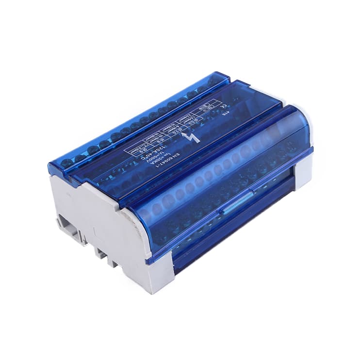 Orno polska Blok rozdzielczy 4-rzędowy, 15 przewodów,OR-LZ-8202/15 OR-LZ-8202/15