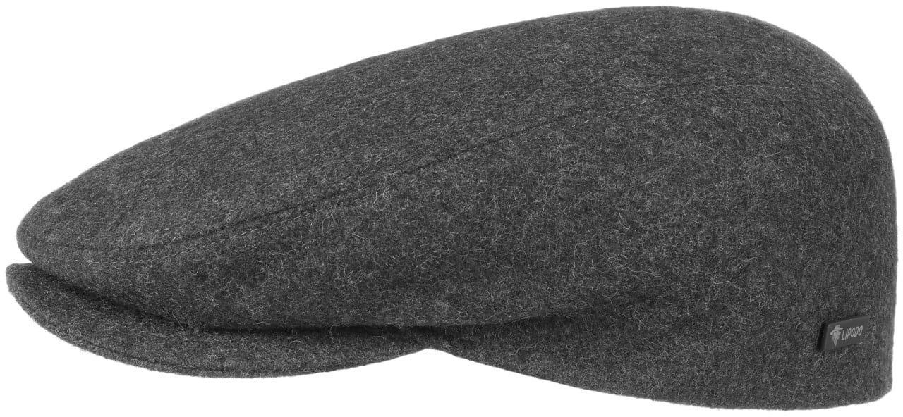 Płaski Kaszkiet Sport by Lipodo, antracytowy, 54 cm